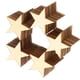 thumbnail image 3 of Adorno de madera colgante de estrella de madera DIY con paquete de decoración artesanal de madera hecha en casa, 2,5 cm 300 piezas Advancent HA7429-01B, 3 of 6