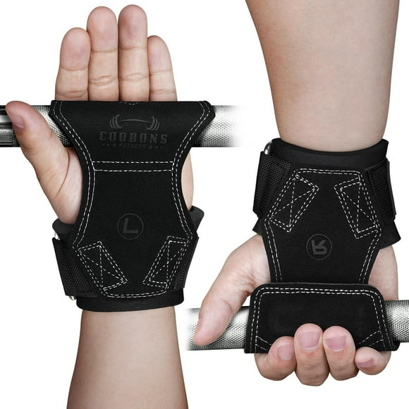 Correas de levantamiento de pesas COOBONS FITNESS de doble capa