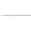 Sterling Silver 5.6mm Miami Cuban Chain with Box Lock. Item is rhodium plated.