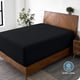 thumbnail image 3 of Sábana Ajustable Bare Home Bolsillo Extra Profundo de 22' Colección Premium 1800 Tamaño Queen Color Negro, 3 of 7