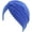 Blue, variant on 1Pcs Beauty Chemo Sleep Turban Headwear Scarf Beanie Cap Hat for Cancer Patient Hair Loss