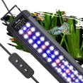thumbnail image 1 of 33W Aquarium LED Light for 48 to 54 Inch Fish Tanks Extendable Fish Tank Light with Full Spectrum Brilliant White Blue Red Lights with Daytime & Night Modes and Adjustable Brightness, 1 of 5