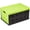 Green, variant on Collapsible Storage Bin with Lid - 48L Foldable Plastic Box for Garage, Car Trunk, and Organization - Stackable Lidded Container with Handles, Purple