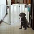 thumbnail image 1 of Petmaker M320098 Free Standing Wooden Pet Gate - White, 1 of 1