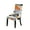 Aa, variant on Stretch wingback Side Chair slipcover Printed, armless wingback Chair Cover with Elastic Bottom Sloping Armchair Covers Removable Washable Armchair Covers-AH-1 Pcs