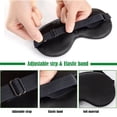 thumbnail image 3 of Silk Eye Mask, 2 Pack Natural Silk Sleep Mask with Adjustable Strap and Ear Plugs, Eye Sleep Shade Cover, Blocks Light Sleeping Eye Mask for Women Men, 3 of 6
