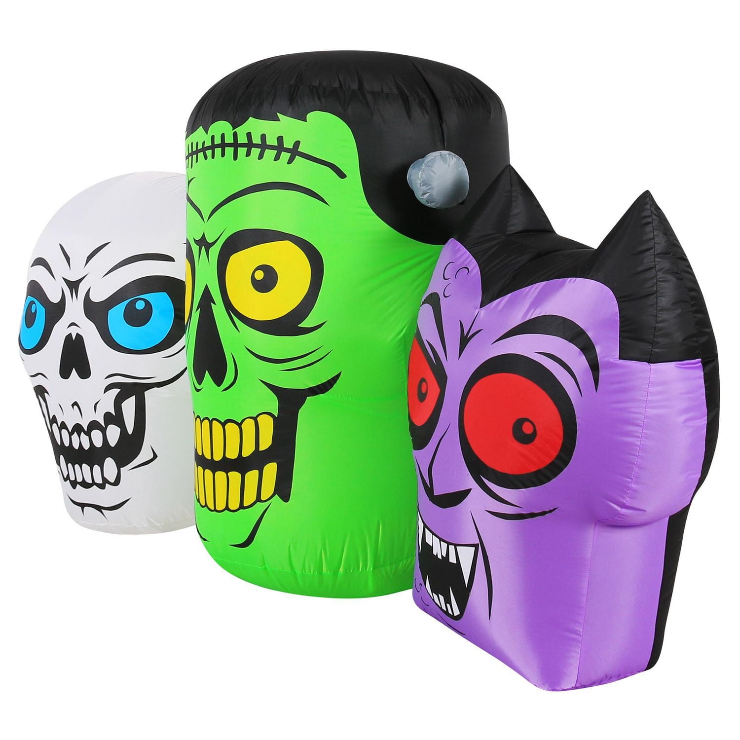 Occasions 6’ Inflatable Monster Trio – Halloween Outdoor Decoration