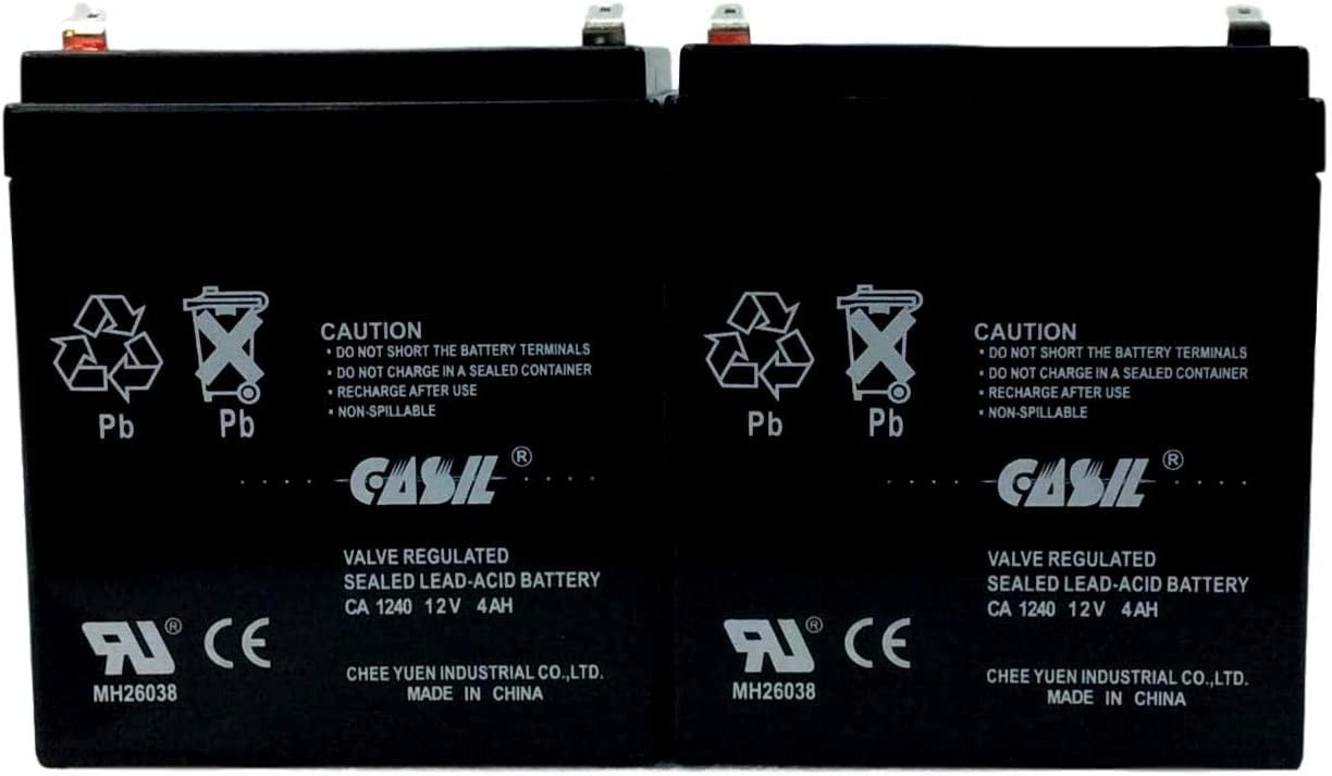 Casil Genuine CA1240 12V 4Ah SLA Alarm Battery
