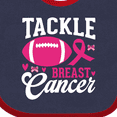 thumbnail image 4 of Inktastic Tackle Breast Cancer Boys or Girls Baby Bib, 4 of 4