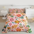 thumbnail image 2 of Feelyou Cartoon Tribal Floral Full Size Comforter Sets, Mandala Boho Bedding Sets, 3pcs, 2 of 8
