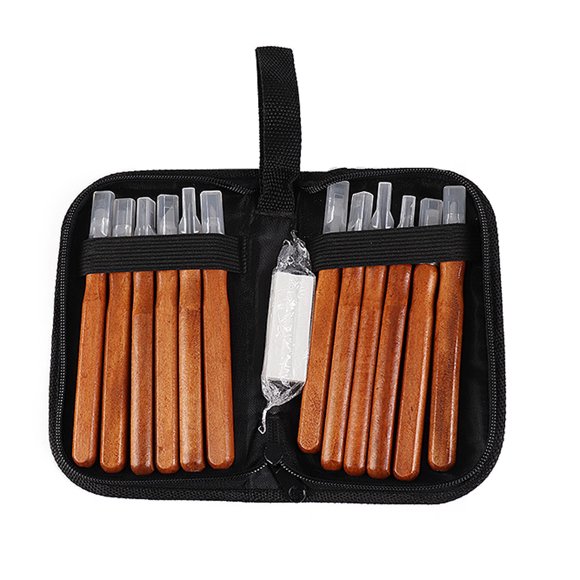 12pcs DIY Woodcut Cutter Sculpture Wood Carving Tools Woodworking Hobby Arts Crafts Cutters