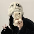 thumbnail image 4 of Gorro de pescador de invierno Colco para mujer de felpa sintética negro, 4 of 8