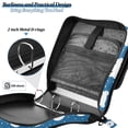 thumbnail image 4 of FORMRS Zipper Binder with Shoulder Strap 2-inch Ring 500 Sheet Capacity File Bag, Blue Polar Bear, 4 of 5
