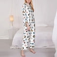 thumbnail image 3 of Sikiie Cartoon Animals Women's Long-Sleeve Shirt and Full-Length Bottom Pajama Set (s-xxl)-Large, 3 of 7