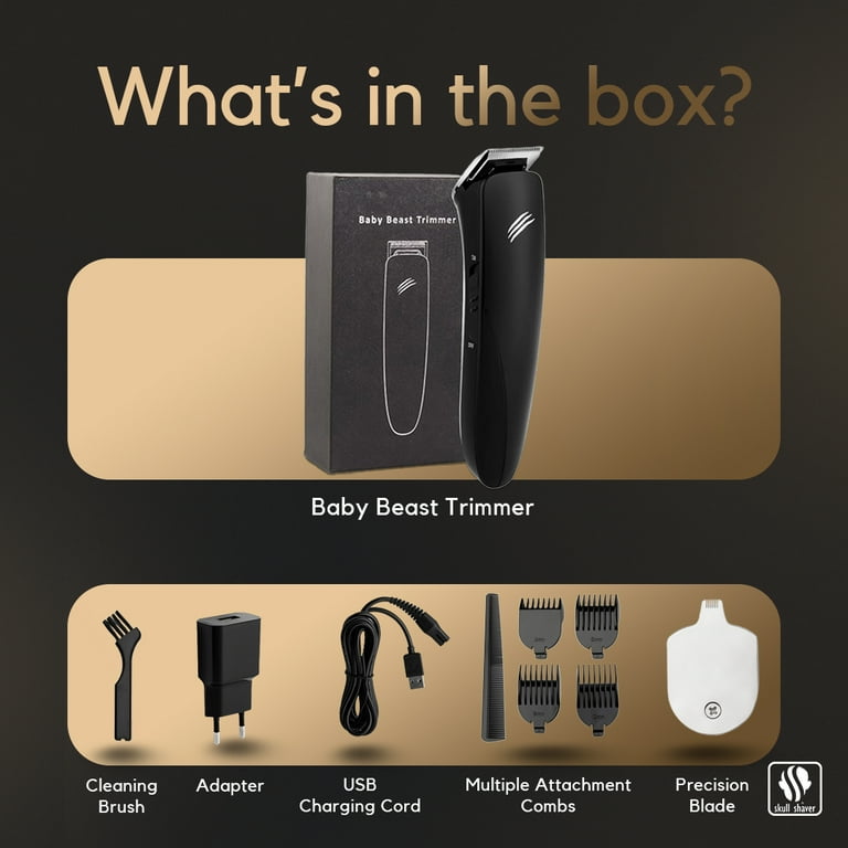 Skull Shaver Pitbull Gold PRO Electric Razor & Baby Beast Skull Shaver Pitbull Gold PRO Electric Razor & Baby Beast
