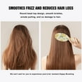 thumbnail image 5 of Vintage Lemon Hair Brush - Gentle Detangler with Ergonomic Handle for All Hair Types, No-Pull Comfort Brushing, 5 of 5