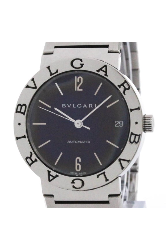 Pre-Owned BVLGARI BVLGARI-BVLGARI Steel Automatic Mens Watch BB33SS AUTO Polished (Good)