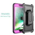 thumbnail image 3 of SOATUTO For iPhone 8 Plus / iPhone 7 Plus Case Heavy Duty Protective Case with Kickstand, Built in Screen Protector and Belt Swivel Clip for Apple iPhone 8 Plus / iPhone 7 Plus 5.5 inch (Pink), 3 of 5