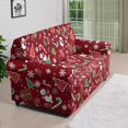 thumbnail image 3 of XYZCANDO Red Christmas Theme Couch slipcover for 1 Cushion Stretch Club Chair slipcover Washable Furniture Cover Cute Cover for Sofa, 3 of 6