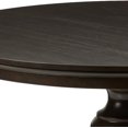 thumbnail image 3 of Round 54" x 54" Dining Table in Dark Cappuccino Wood (Table Only), 3 of 6