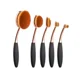 thumbnail image 1 of Brocha ovalada para base, cepillo de dientes grande, brochas de maquillaje, aplicación rápida e impecable, base en polvo y crema líquida, 1 of 4