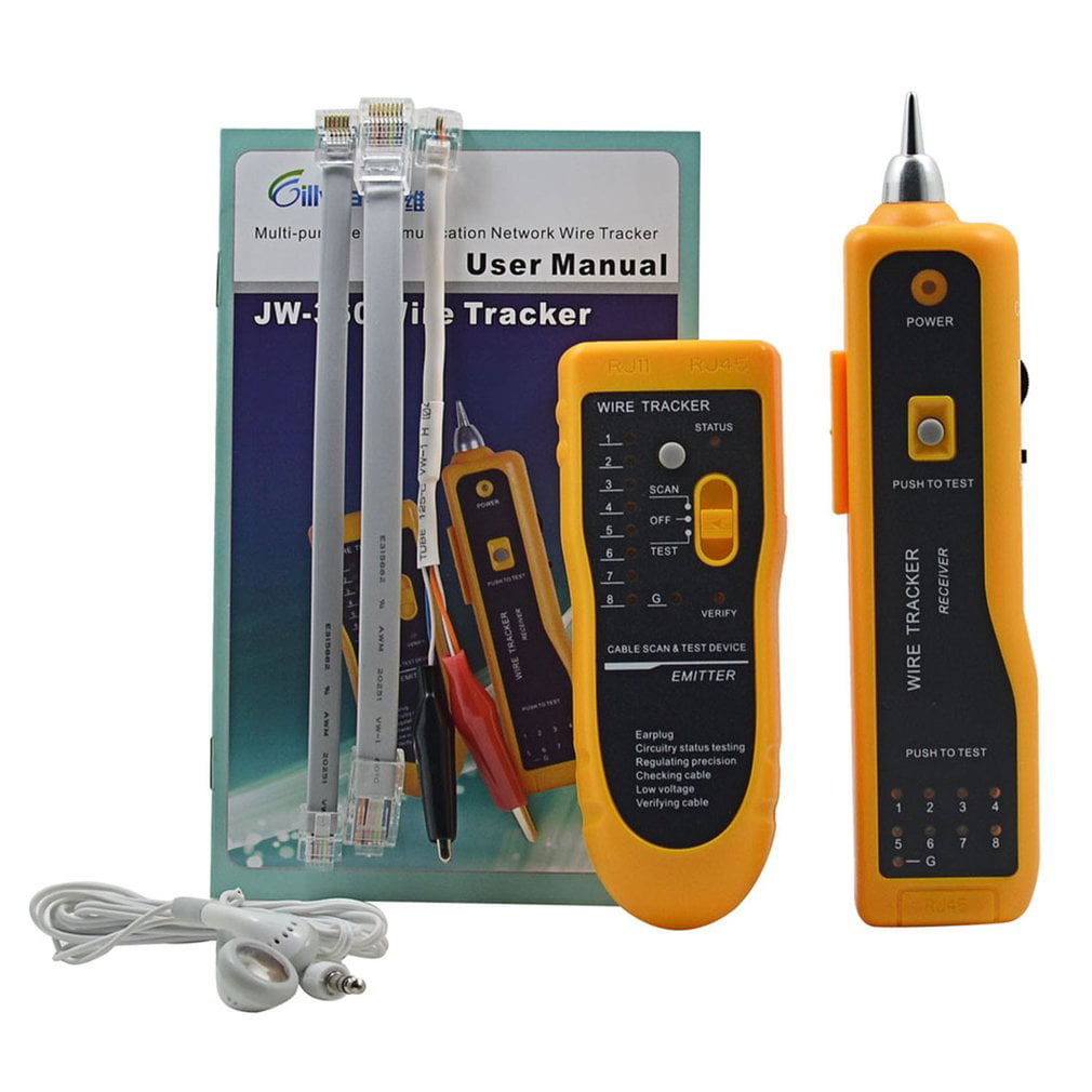 JW-360 NETWORK WIRE LINE CABLE TRACKER LINE TESTER w/ TONE GENERATOR Detector 