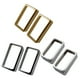 thumbnail image 4 of Juego de 2 cubiertas de latón para pastillas humbucker de guitarra eléctrica (repuestos) Dorado, 4 of 9