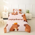 thumbnail image 2 of Erosebridal Kawaii Capybara Twin Bedding For Boys Girls,Kids Cartoon Animal Duvet Cover Set,2pcs,No Comforter,Breathable Home Decor, 2 of 6
