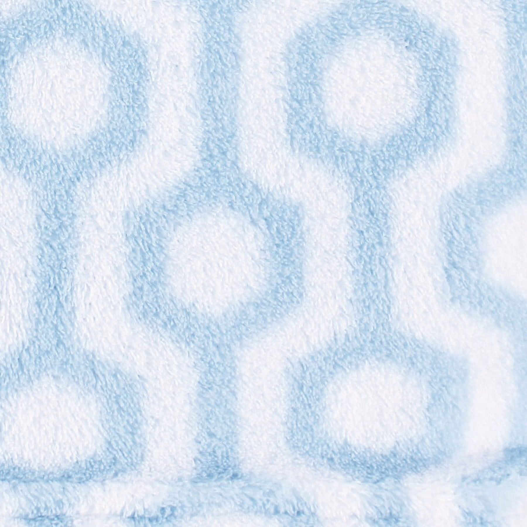 Luvable Friends Baby Boy Coral Fleece Blanket, Blue Hexagon, One Size