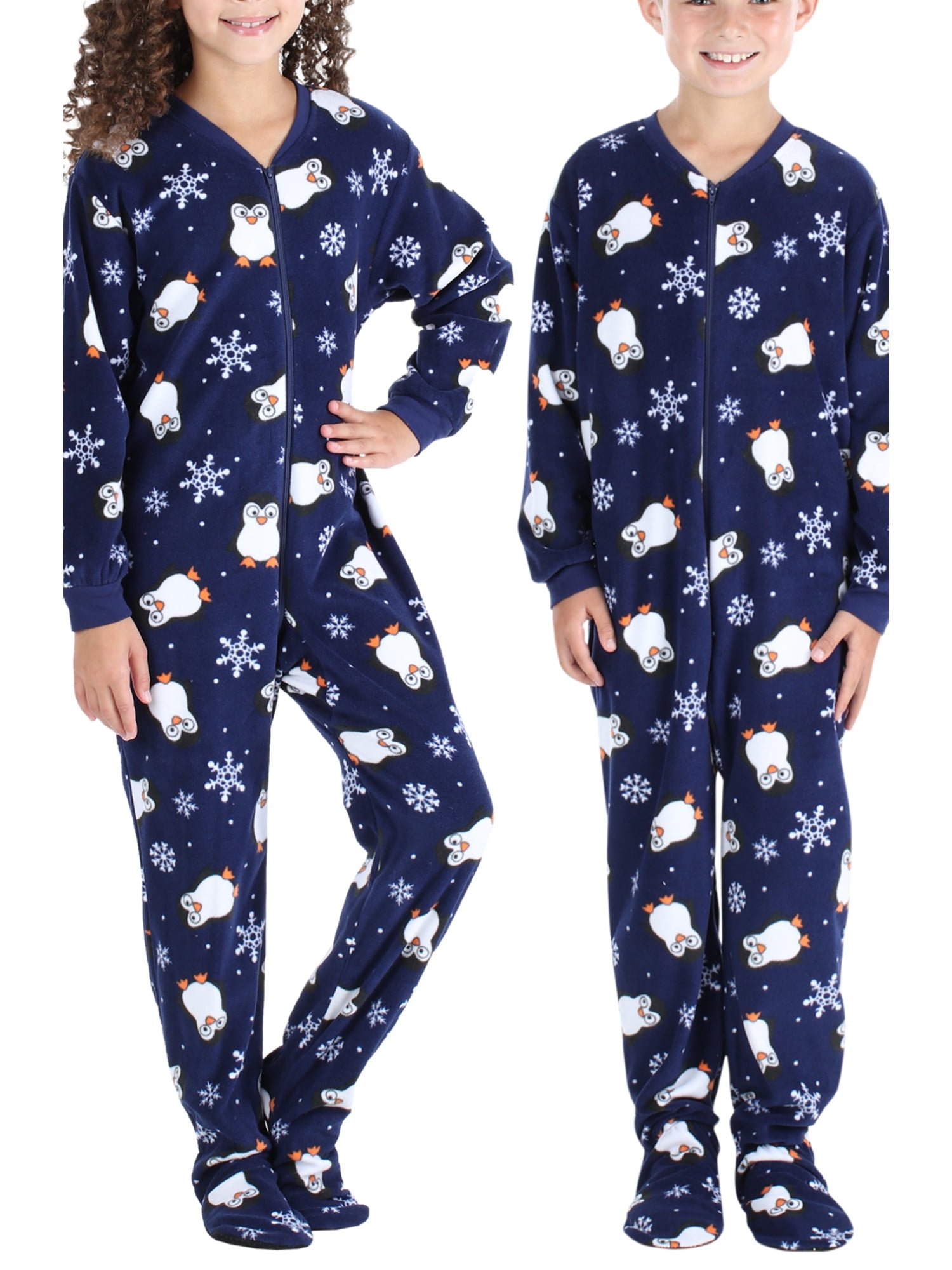 SleepytimePjs Baby, Toddler, and Kids Fleece Footed Onesie Pajamas