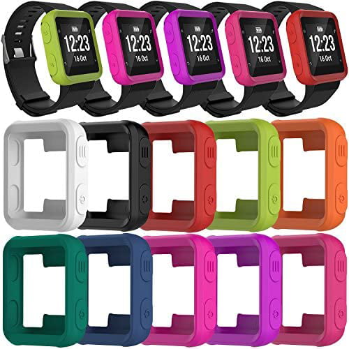 Black #SY Silicone Protective Case for Garmin Forerunner 35/Approach S20 