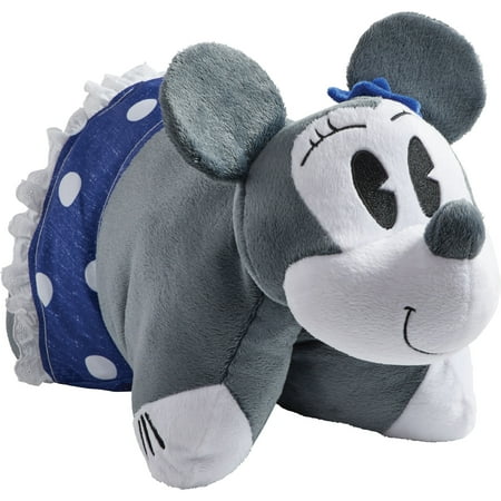 Pillow Pets Disney Denim Minnie Mouse Stuffed Animal Plush Toy - Walmart.com