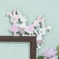 thumbnail image 5 of FaLX Easter Ornament Decorative Easter Rabbit Egg Corner Door Plate Home Supplies, 5 of 8