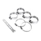 thumbnail image 3 of Kit de admisión de inducción de alto flujo de tubos de ajuste de filtro de aire de coche Universal conjunto de aleación de aluminio, 3 of 8