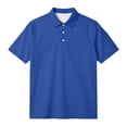 thumbnail image 4 of GrmtClth Men's Quick Dry Polo Shirt Short Sleeve Lightweight Breathable Performance Outdoor Golf Sport Active Tops Blue 3XL, 4 of 4