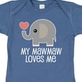 thumbnail image 4 of Inktastic My Mawmaw Loves Me Grandchild Boys or Girls Baby Bodysuit, 4 of 5