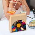 thumbnail image 3 of Yayeee Napkin Holder for Table Kitchen Paper Tissue Organization, Futuristic Circles, 3 of 8