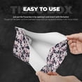 thumbnail image 5 of Naloa Lilies Flowers Print Leather Tissue Box Cover Rectangle | Long Tissue Box Cover | Tissue Box Holder | Tissue Holder for Bathroom, 5 of 9