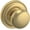 Vintage Brass, variant on Baldwin 5030031PRIV 5030 Privacy Door Knob Set - Brass