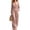 Pink #6, variant on WULMLEO Women's Linen 2 Piece Sets Boho Wrap Cross V Neck Long Sleeve Top Wide Leg Pants Outfits Casual Y2k Set Fall Lightweight Suits with Pockets Beige XL