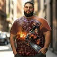 thumbnail image 2 of playera grande y alto para hombre big and tall men t shirt camisas playeras manga corta XL 3DTS10081, 2 of 7
