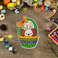 thumbnail image 2 of Xihbxyly Tablero de Madera de Pascua, Decoración de Conejo Colorido Diy, Divertida Actividad Familiar, Idea de Regalo Creativa, Realza El Ambiente Festivo, Perfecto para Padres E Hijos, Incluye Pince, 2 of 7
