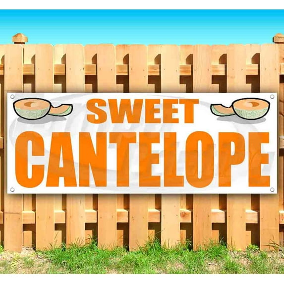 Sweet Cantelope 13 oz Vinyl Banner With Metal Grommets