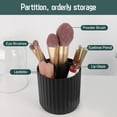thumbnail image 7 of JessLab 360° Rotatable Makeup Brush Holder Organizer with Lid, Dustproof Storage Cup, Black, 7 of 7