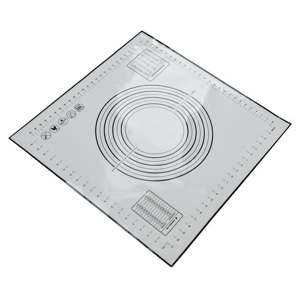 Tapete De Silicona Para Pastelería, Tapete Para Fondant De 60 X 60 Cm/23,6 X 23,6 Pulgadas Con Medida Para Hornear Masa Rodante