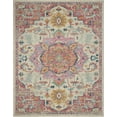 thumbnail image 5 of Nourison Passion Ivory/Pink 9' x 12' Area Rug, Transitional, Boho, Bed Room, Living Room, Dining Room, Kitchen, , Easy Cleaning, Non Shedding (9' x 12'), 5 of 8