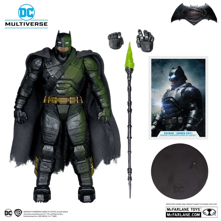 Batman Armored Edition アクションフィギュア McFarlane Toys, DC Multiverse, Batman, Armor Suit Platinum Edition