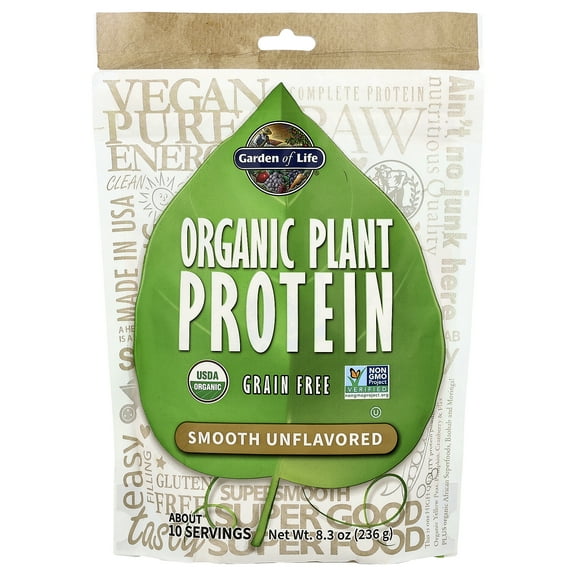 Garden of Life Organic Plant Protein Natural 8.0 oz (226 g) Powder