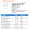 thumbnail image 2 of Automatic Transmission Filter Kit - Compatible with 1996 - 2003 Freightliner FL112 1997 1998 1999 2000 2001 2002, 2 of 2