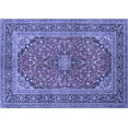 thumbnail image 1 of Ahgly Company Machine Washable Indoor Rectangle Persian Blue Traditional Area Rugs, 3' x 5', 1 of 4